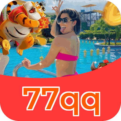 Interface do aplicativo 77qq mostrando jogos disponíveis no iOS e Android
